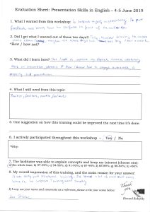 Evaluation form scan #009