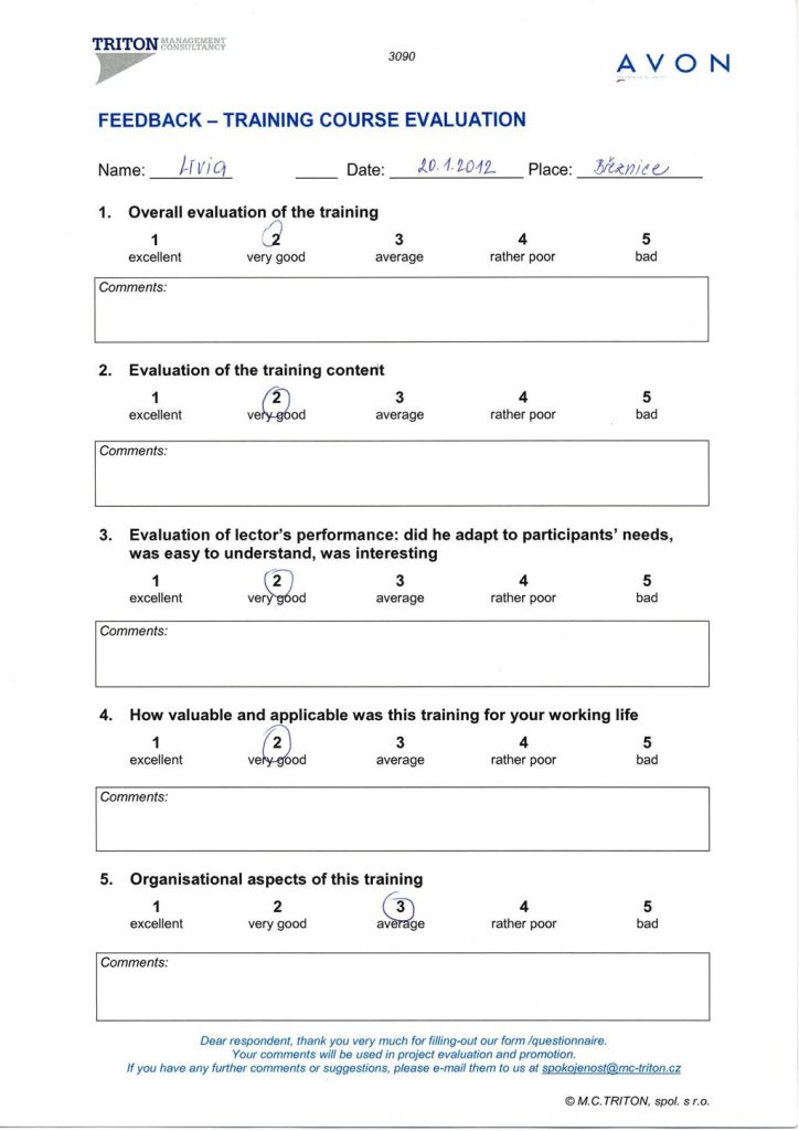 Evaluation form scan #025