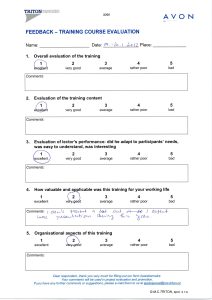 Evaluation form scan #028