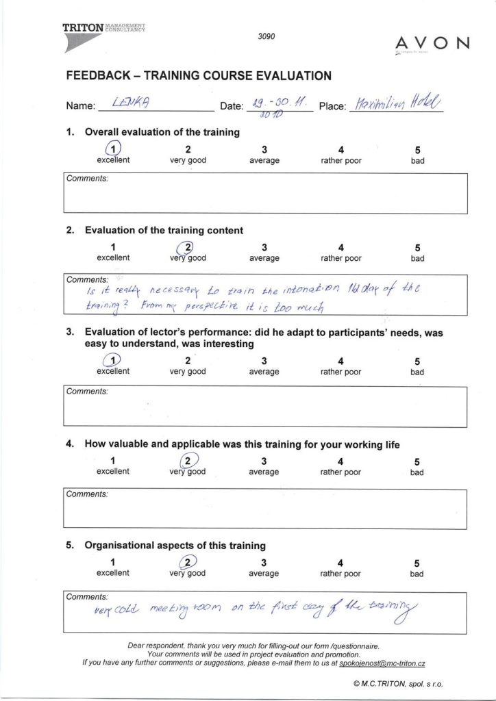 Evaluation form scan #030
