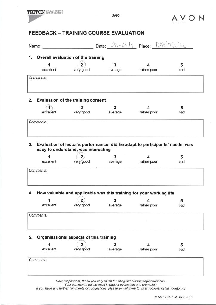 Evaluation form scan #031