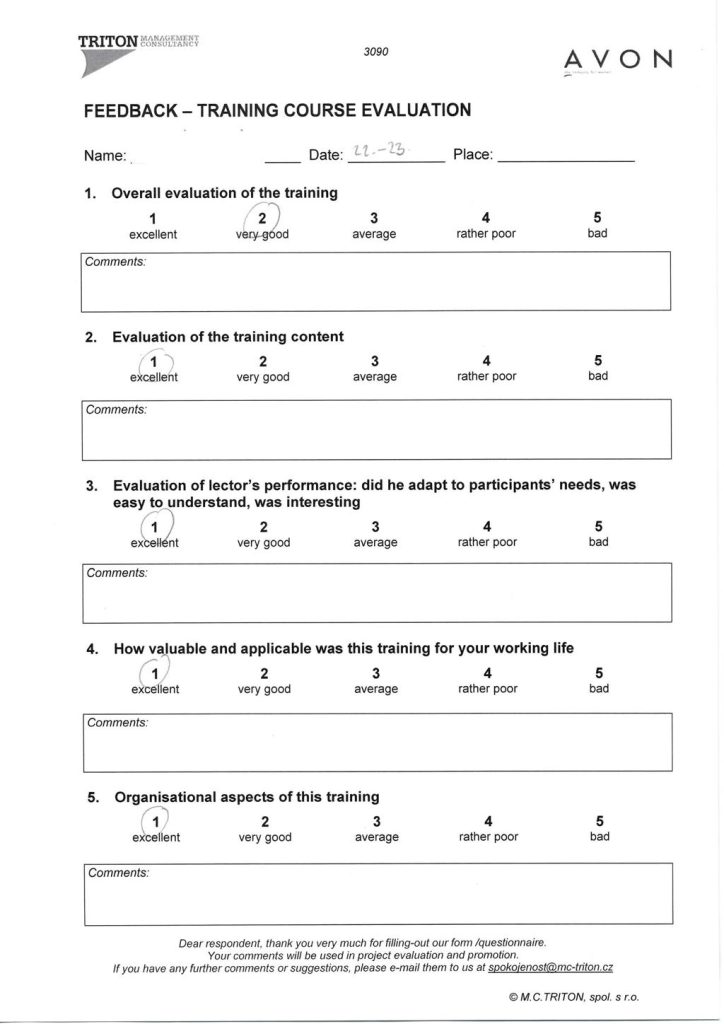 Evaluation form scan #032