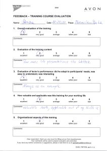 Evaluation form scan #033