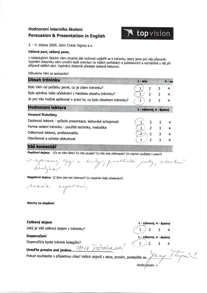 Evaluation form scan #081