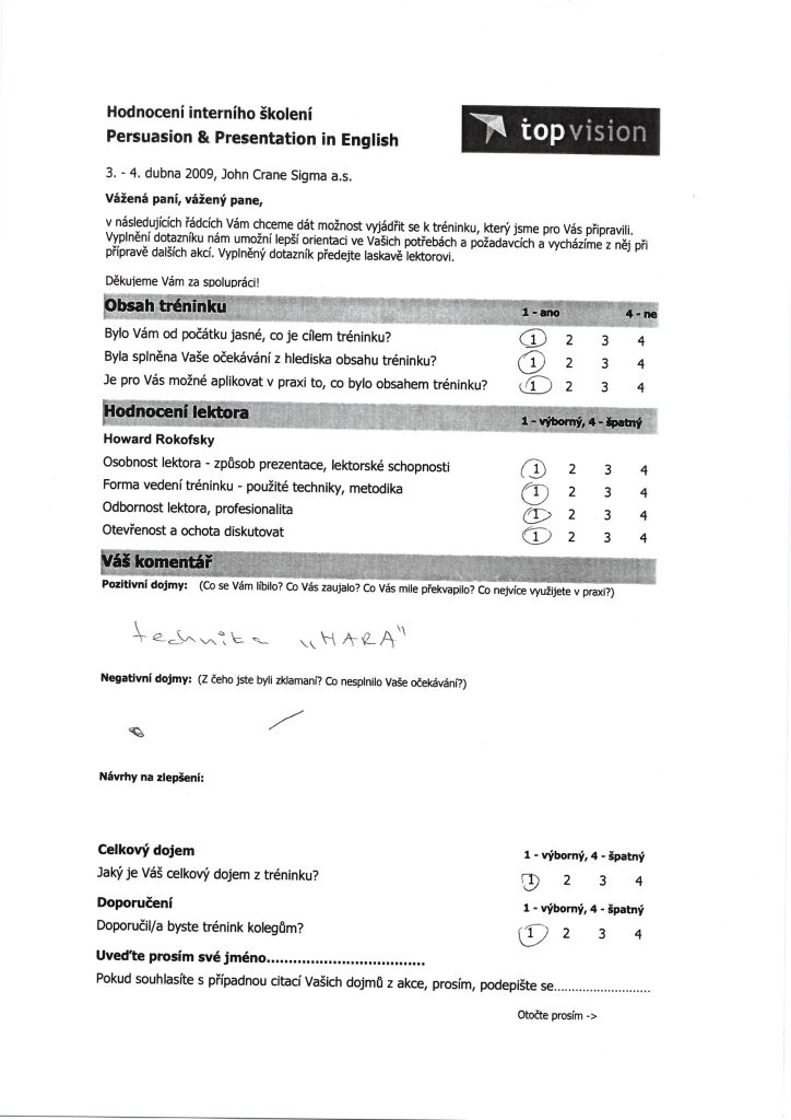 Evaluation form scan #089