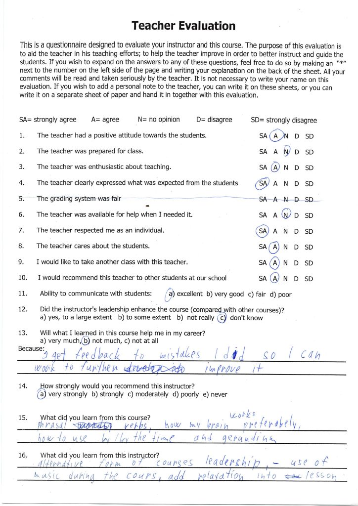 Evaluation form scan #106