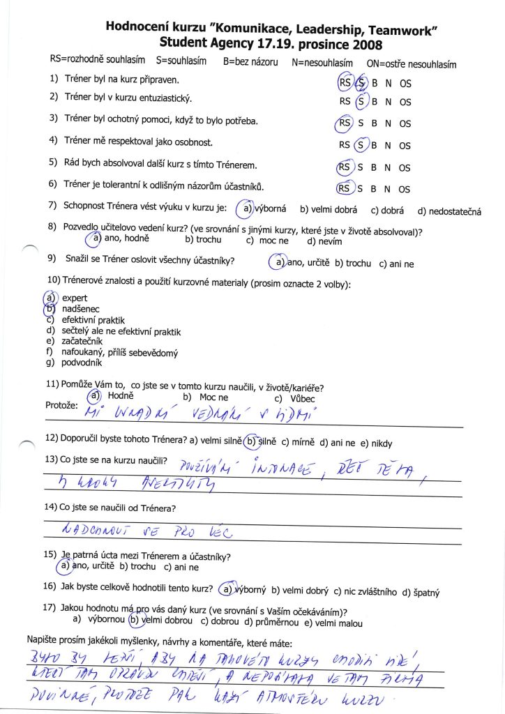 Evaluation form scan #116