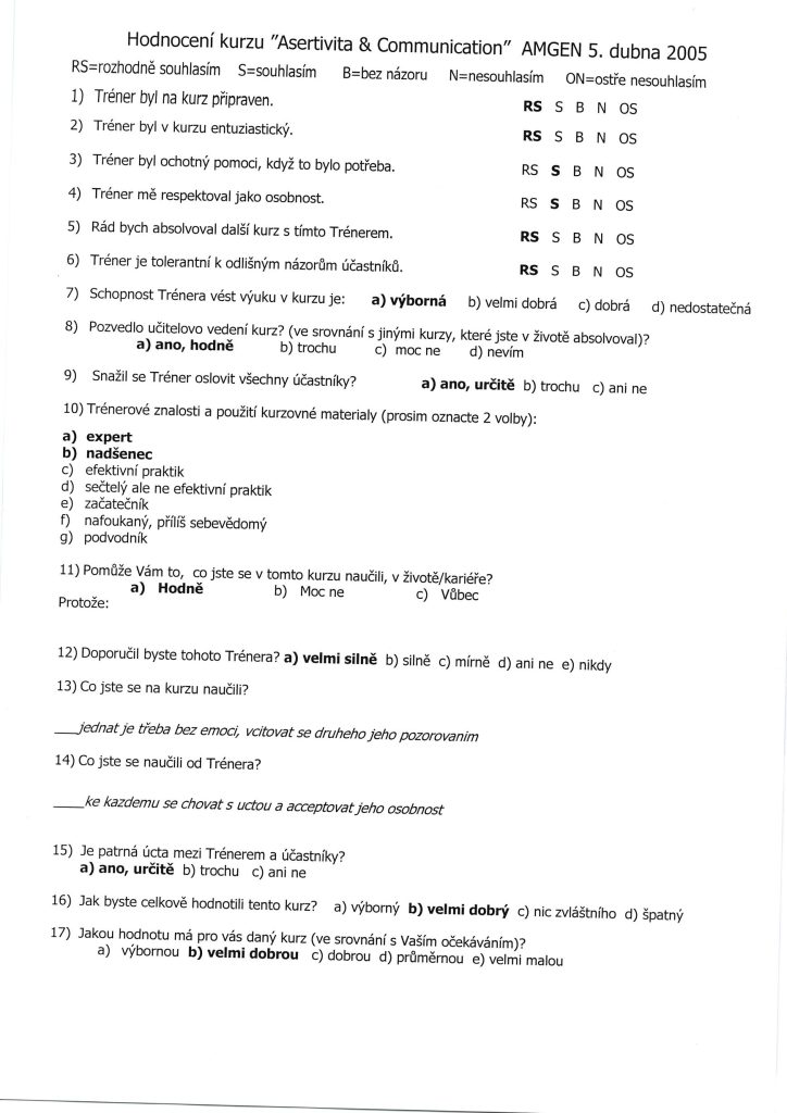 Evaluation form scan #131