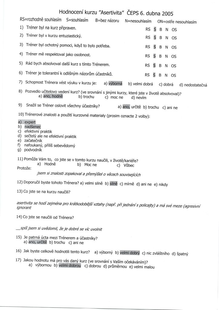 Evaluation form scan #132