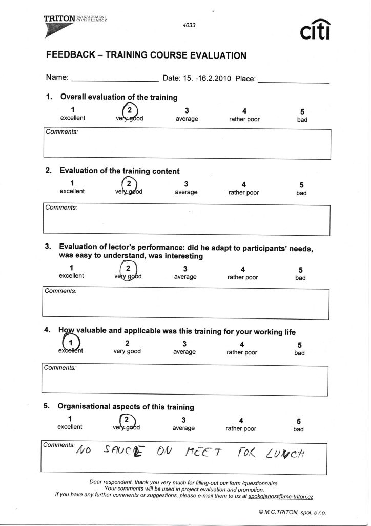 Evaluation form scan #137