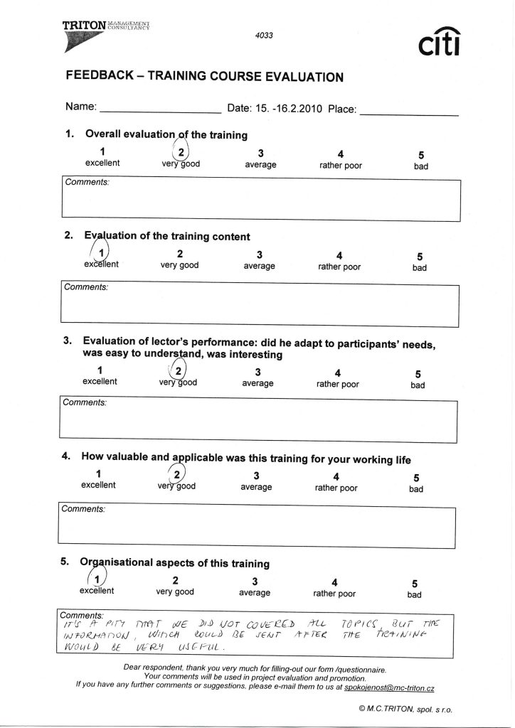 Evaluation form scan #138