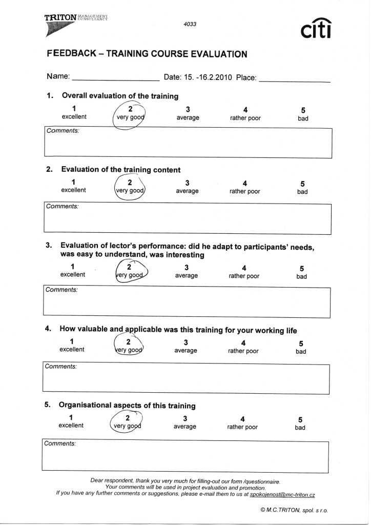 Evaluation form scan #139