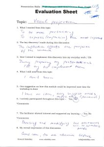 Evaluation form scan #148