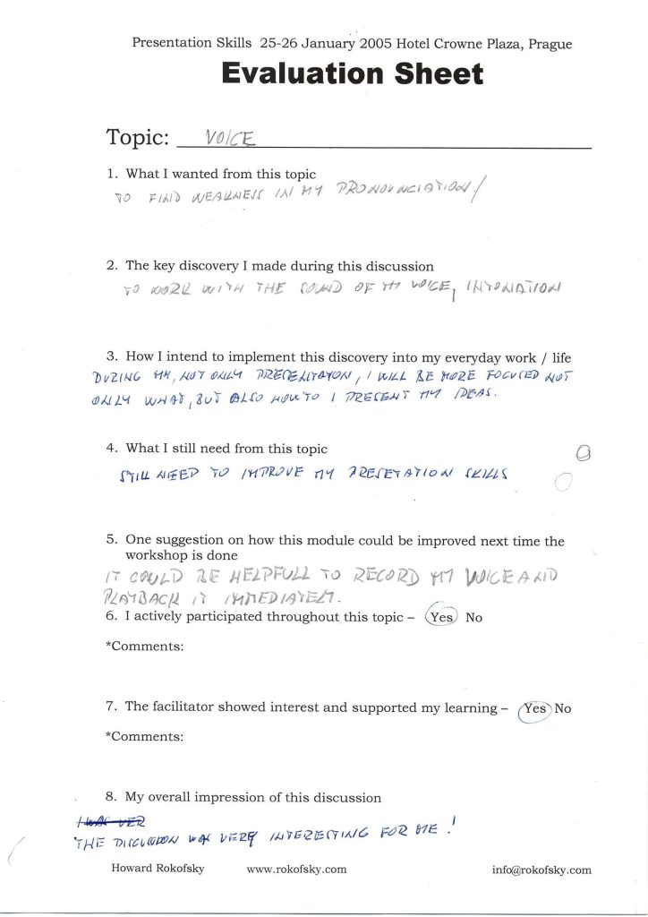Evaluation form scan #067