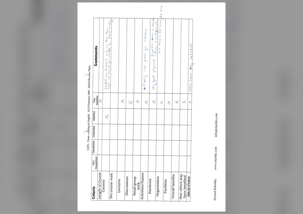 Evaluation form scan #153