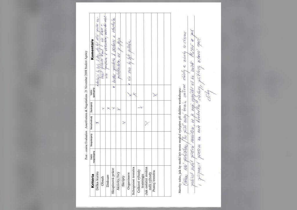 Evaluation form scan #162