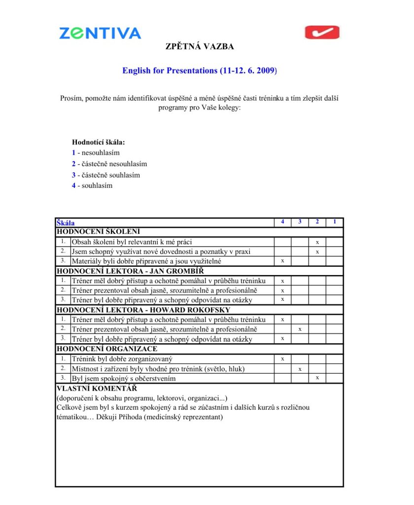 Evaluation form scan #199