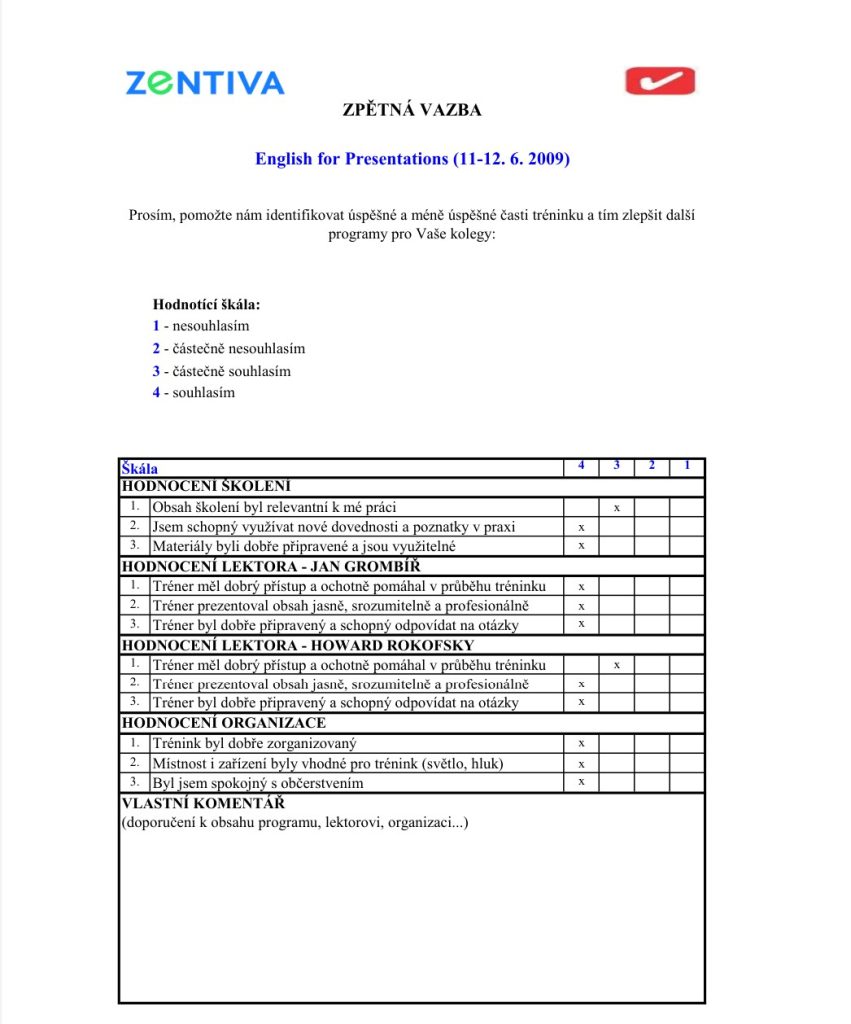 Evaluation form scan #201