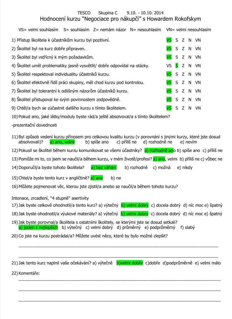 Evaluation form scan #204
