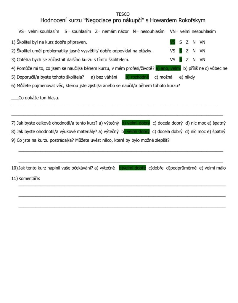 Evaluation form scan #207